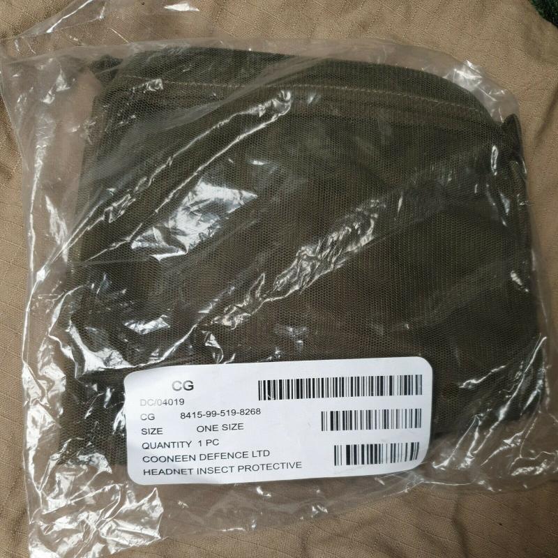 NEW Original British Army Mossie Net Headnet Insect Protective