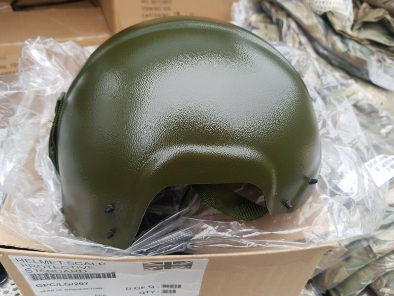 New British Army Helmet Scalp Protective Bump Lid Royal Navy RAF Size Standard