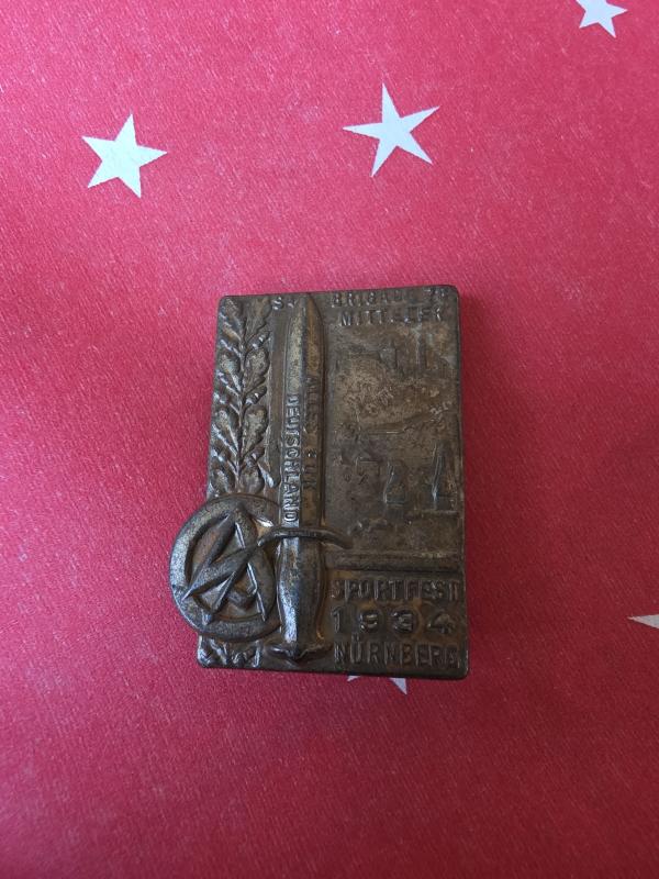 German WW2 Tinnie SA 1934 Nurnberg