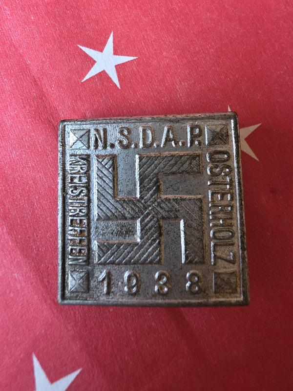 German WW2 Tinnie NSDAP 1938 Osterholz