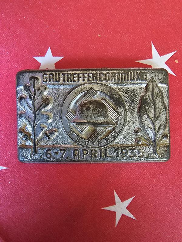 WW2 German Tinnie 1935 NSDFB Dortmund