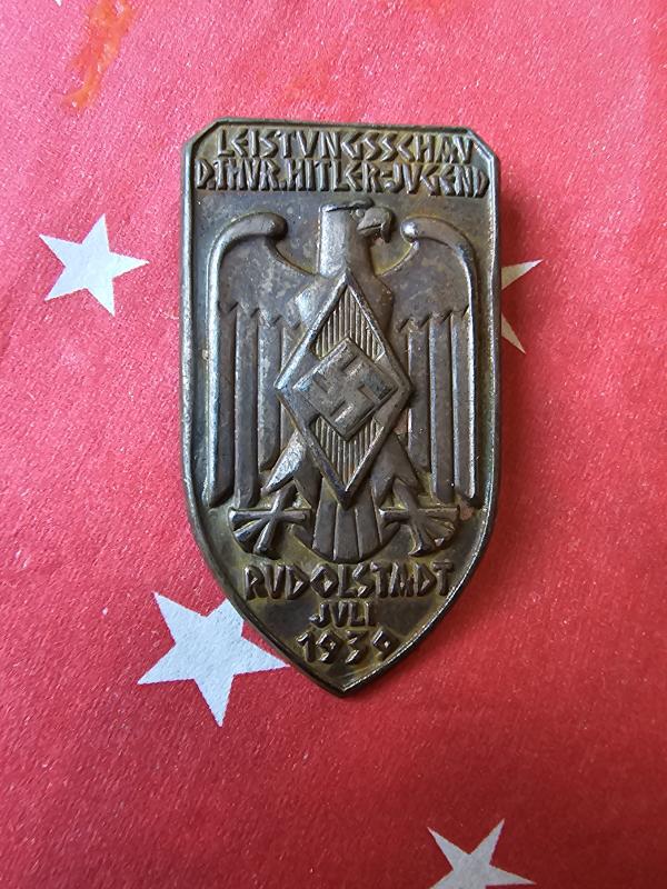 WW2 German Tinnie Hitler Youth HJ 1939