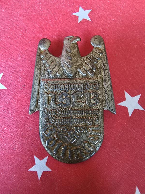 WW2 German Tinnie NSLB 1934 GOTTINGEN