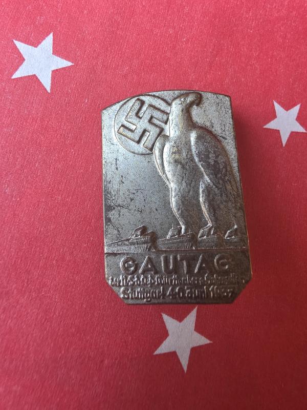 German WW2 Tinnie Gautag 1937 Stuttgart